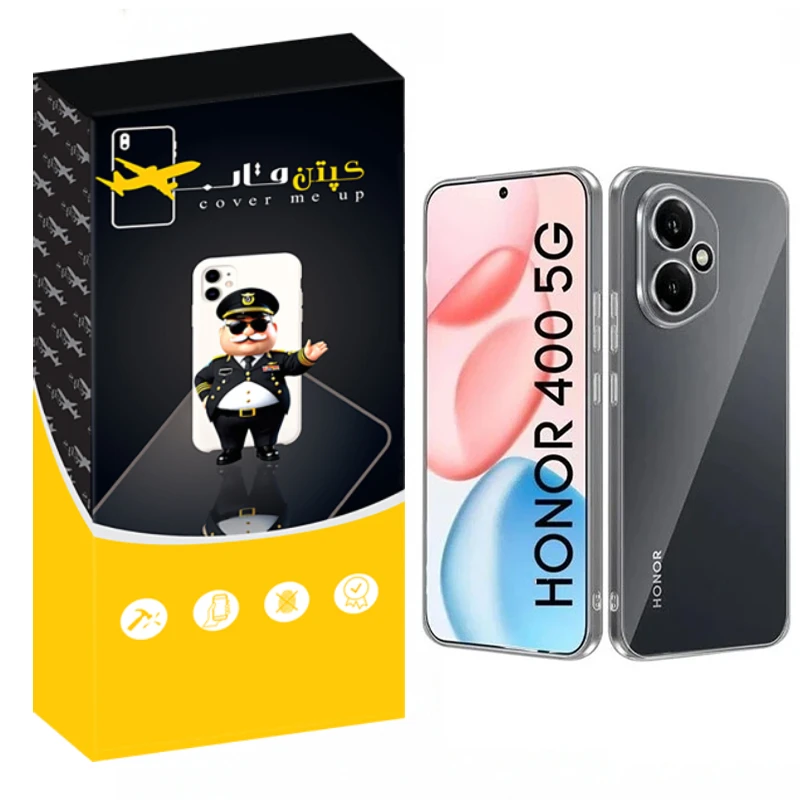 کاور کپتن قاب مدل Crystal مناسب برای گوشی موبایل آنر 400