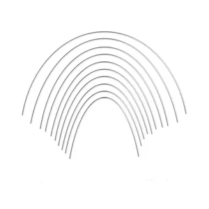 سیم ارتودنسی آرچ وایر هانت مدل SQUARE Lower کد 0.014 بسته 10 عددی