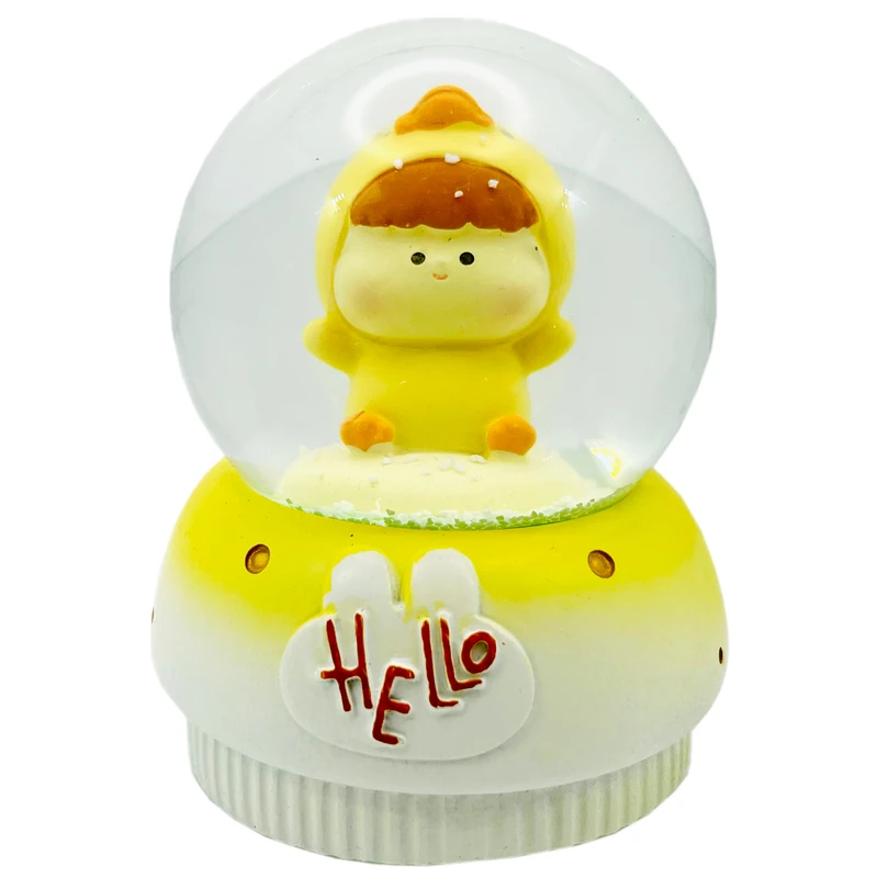 گوی مدل چراغدار HELLO طرح baby جوجه کد B1623.11.S300 