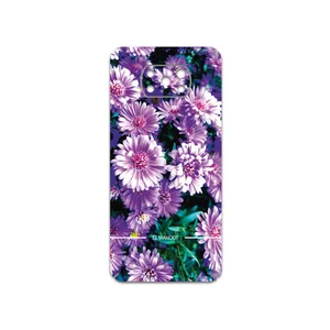 MAHOOT Purple-Flower Cover Sticker for Xiaomi Poco X3 NFC