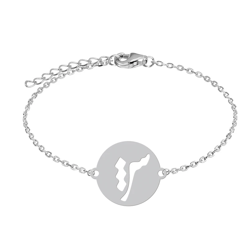 دستبند زنجیری زنانه هایکا مدل حرف ش کد z.dh156