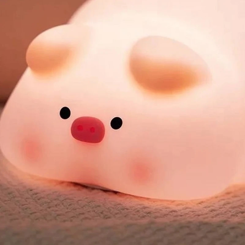 عکس شماره 2 : چراغ خواب کودک مدل خوک خسته