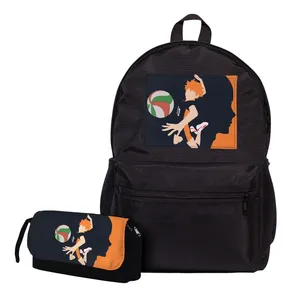 کوله پشتی طرح انیمه والیبالی Haikyu به همراه جامدادی