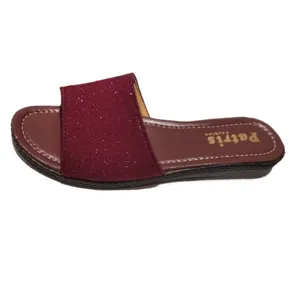 دمپایی زنانه مدل لمه ای براق