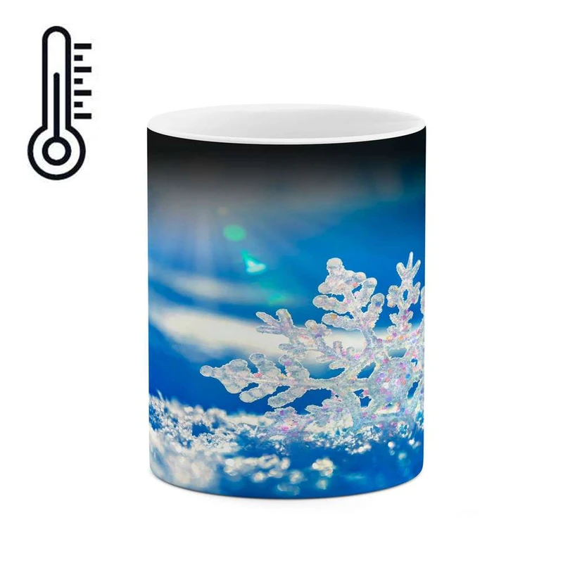 ماگ حرارتی کاکتی مدل منظره برفی کد mgh14930