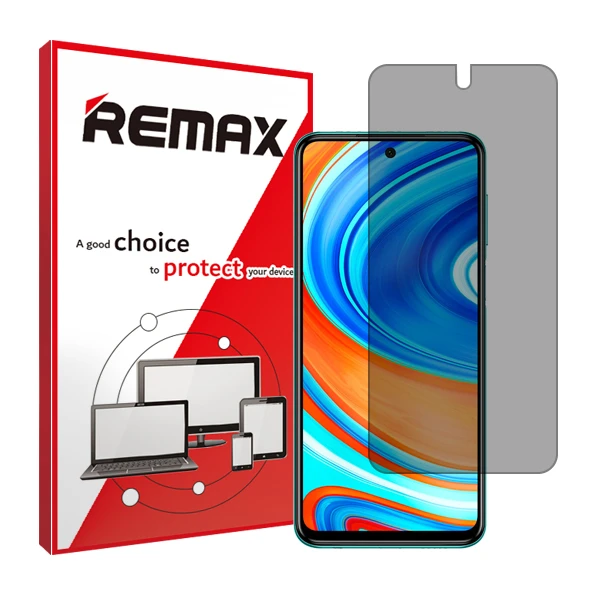 محافظ صفحه نمایش حریم شخصی ریمکس مدل HyPRV مناسب برای گوشی موبایل شیائومی Redmi Note 9 Pro