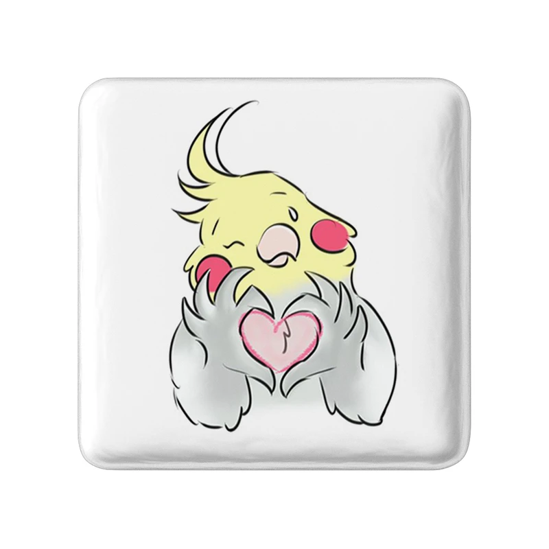 پیکسل خندالو طرح پرندگان زینتی مدل مربعی کد 30491