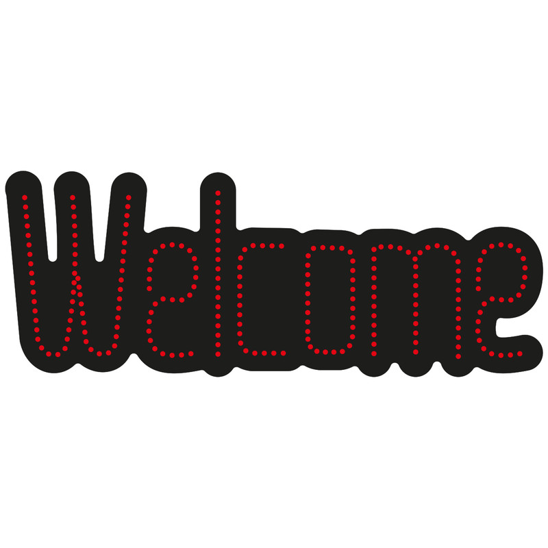 تابلو ال ای دی طرح Welcome کد 10388