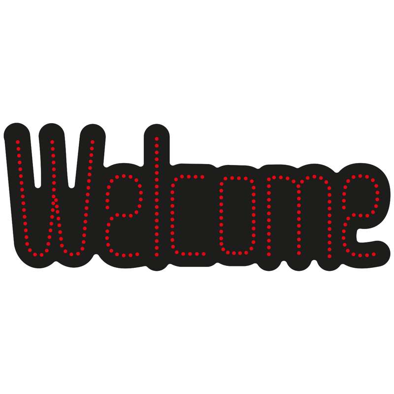تابلو ال ای دی طرح Welcome کد 10388 تابلو ال ای دی طرح Welcome کد 10388