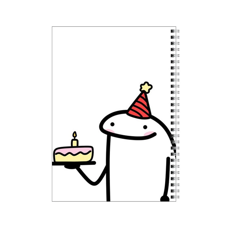 دفتر مشق 80 برگ بامبیلیپ طرح کیک تولد میقولی کد 3844449