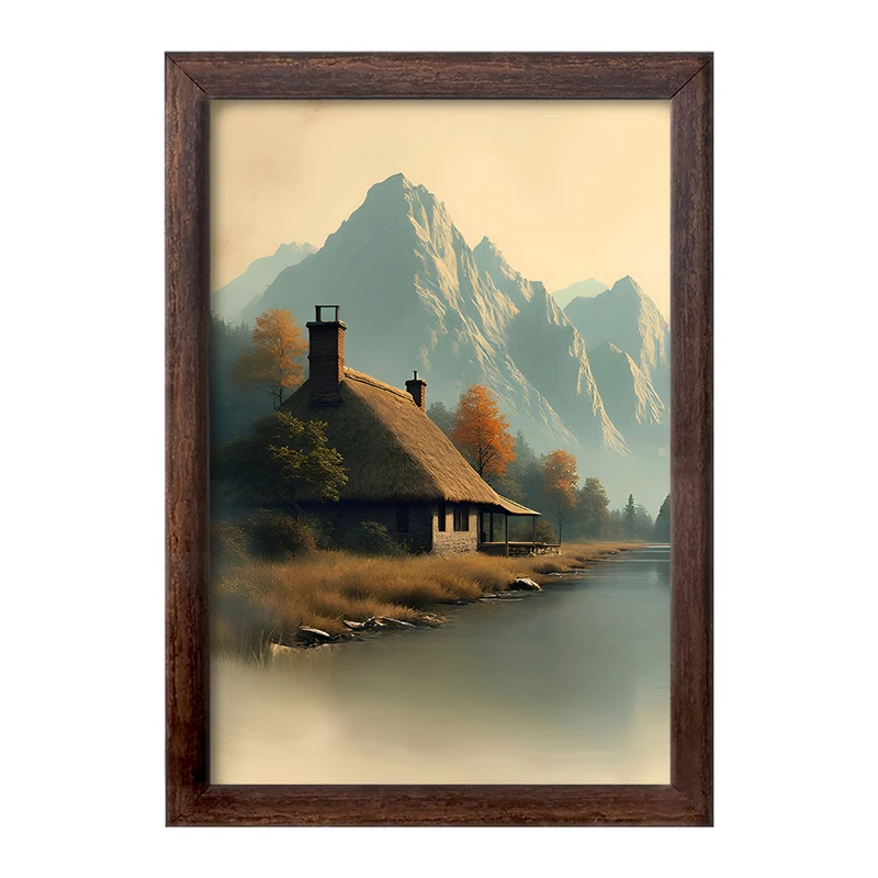 تابلو خندالو طرح منظره طبیعت کد F6634