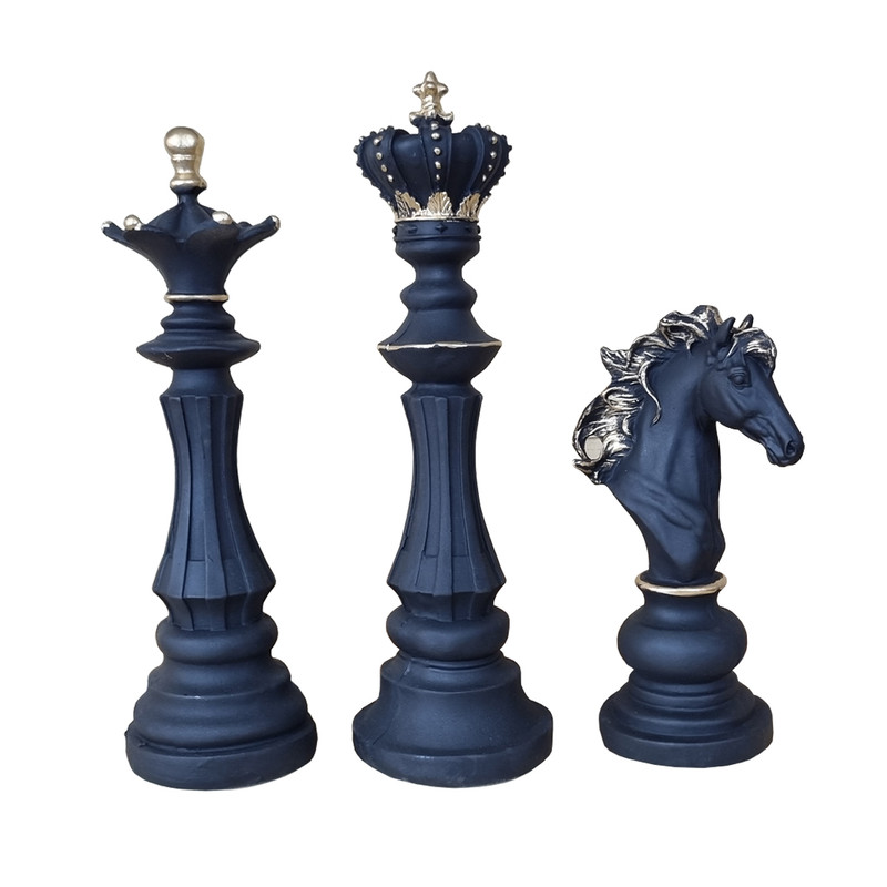 مجسمه مدل مهره های شطرنج