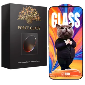 محافظ صفحه نمایش فورس گلس مدل SUPERCAT مناسب برای گوشی موبایل اپل iPhone 16
