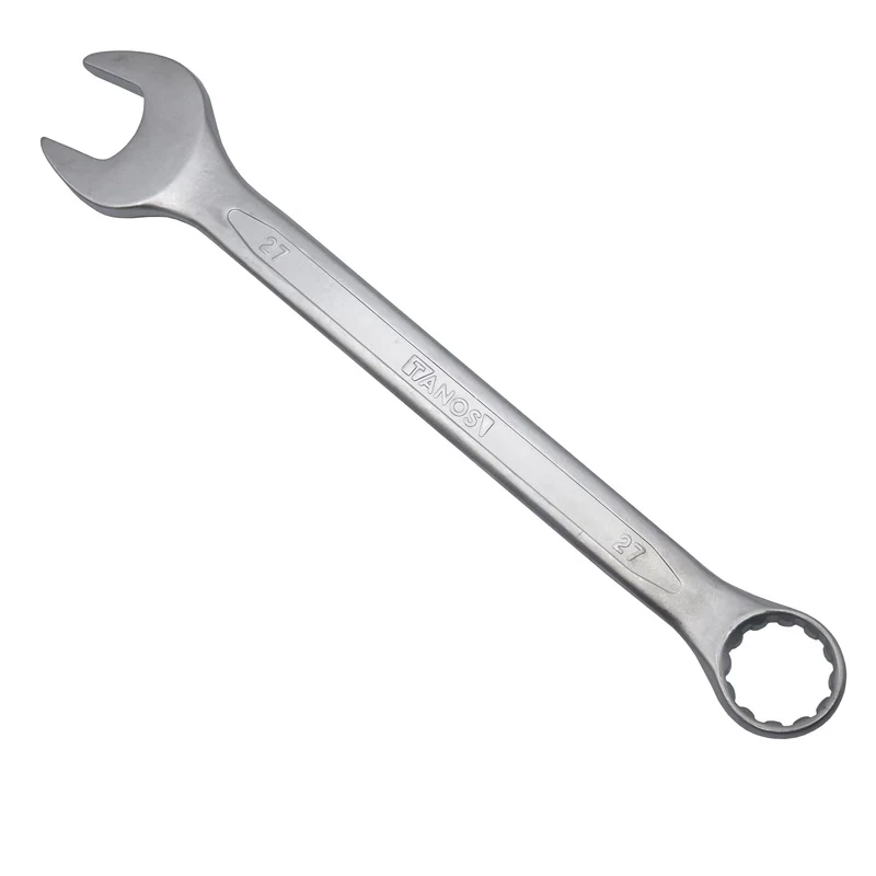 آچار یکسر تخت و یکسر رینگی تانوس مدل SMT-TAKHT RING-27MM-TANOS سایز 27 میلی متر