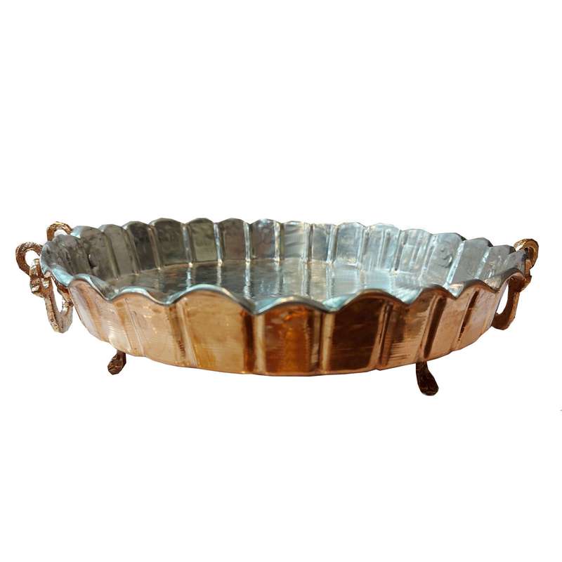 سینی مسی طرح لبه دالبر کد 41250