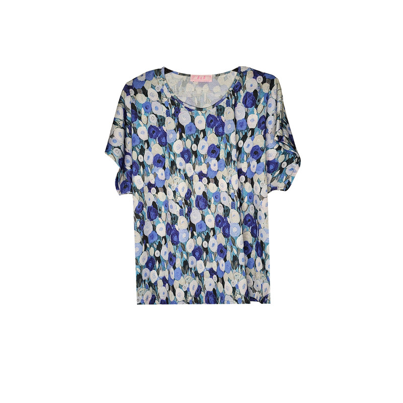 ست تی شرت آستین کوتاه و شلوارک زنانه مدل KH1055