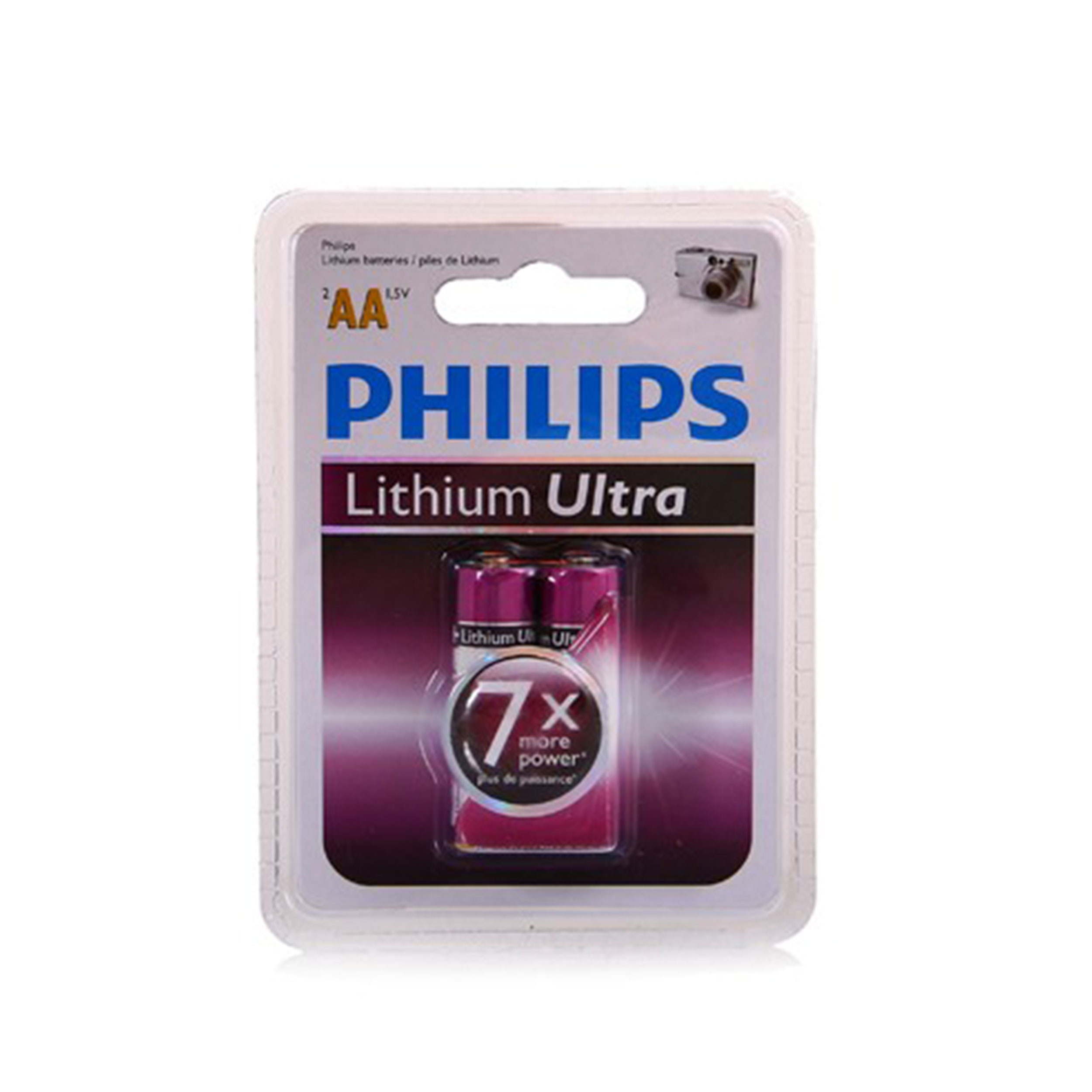 باتری قلمی فیلیپس مدل Lithium Ultra AA بسته 2 عددی