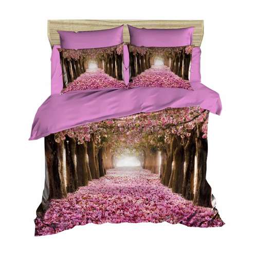 سرویس کاور لحاف ژوان ژوزه مدل Pink دو نفره 6 تکه