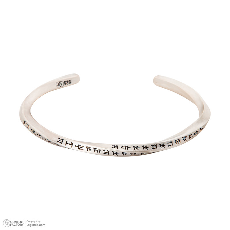 دستنبد نقره مردانه مهیار جولری مدل بنگل کد 05 دستنبد نقره مردانه مهیار جولری مدل بنگل کد 05