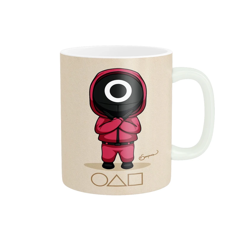 ماگ پادآفرین مدل بازی مرکب طرح اسکویید گیم کد p9246