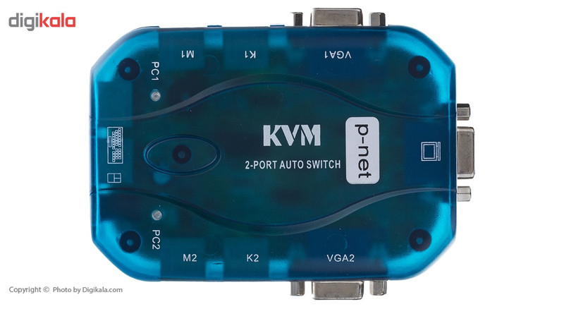سوییچ دو پورت KVM پی نت مدل FJ-102