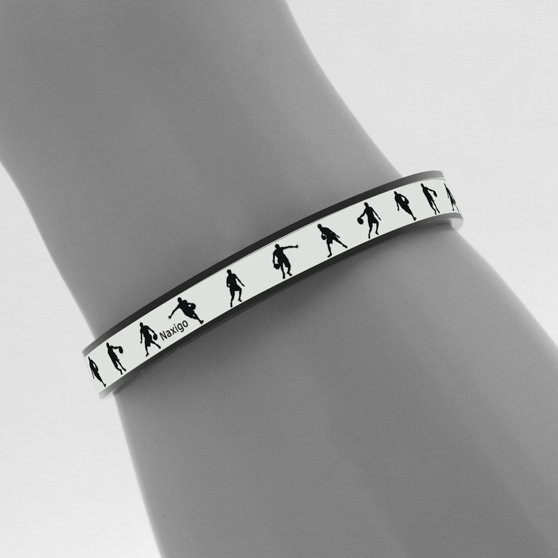 دستبند ناکسیگو طرح بسکتبال مدل BR5499