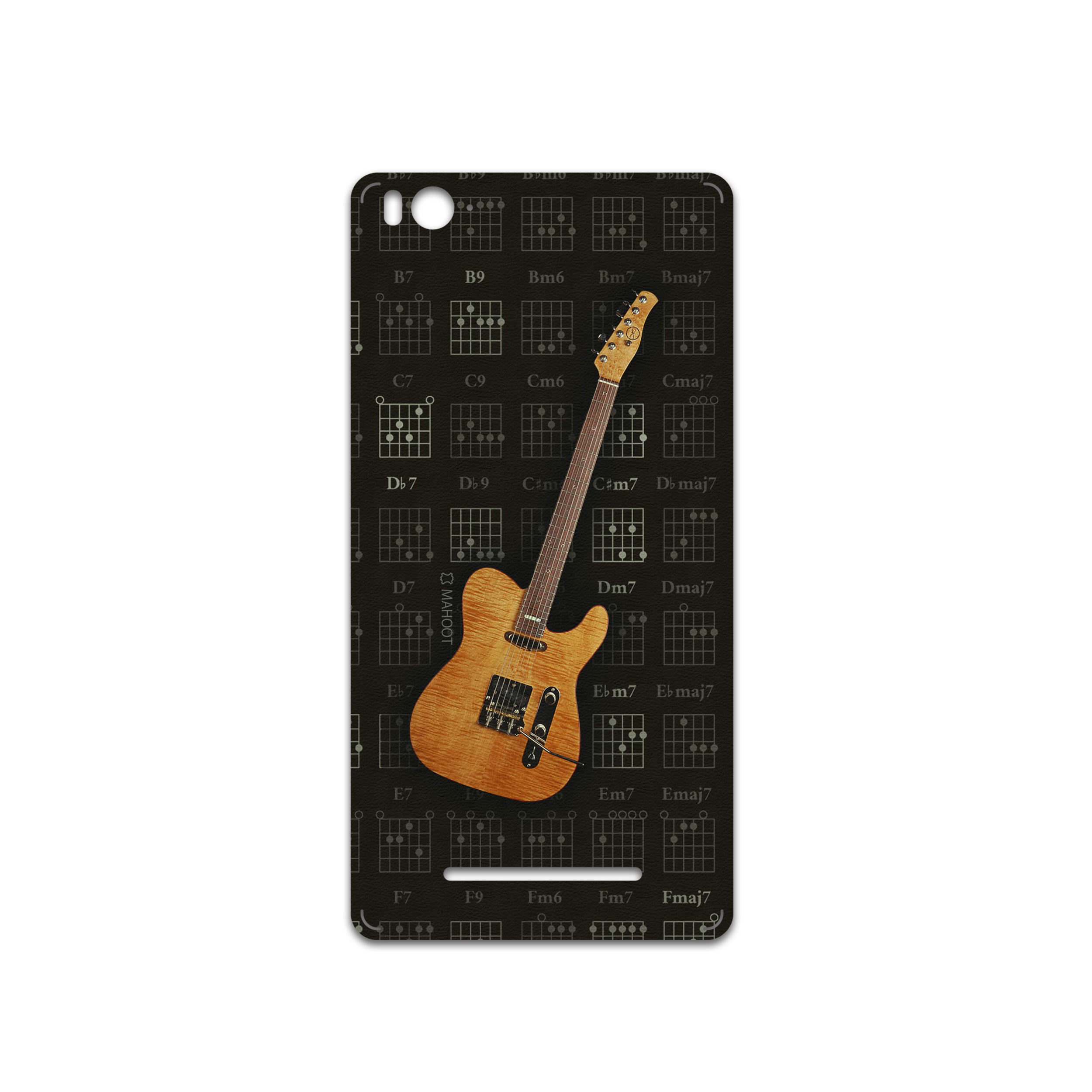 برچسب پوششی ماهوت مدل Guitar-Instrument مناسب برای گوشی موبایل شیائومی Mi 4c