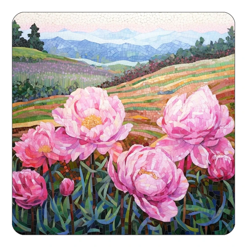 مگنت کاکتی طرح نقاشی رنگ روغن مدل mp72108