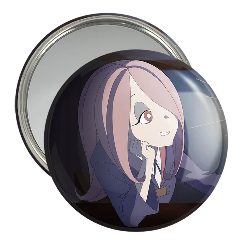 آینه جیبی خندالو مدل سوسی انیمه جادوگران کوچک کد 22840