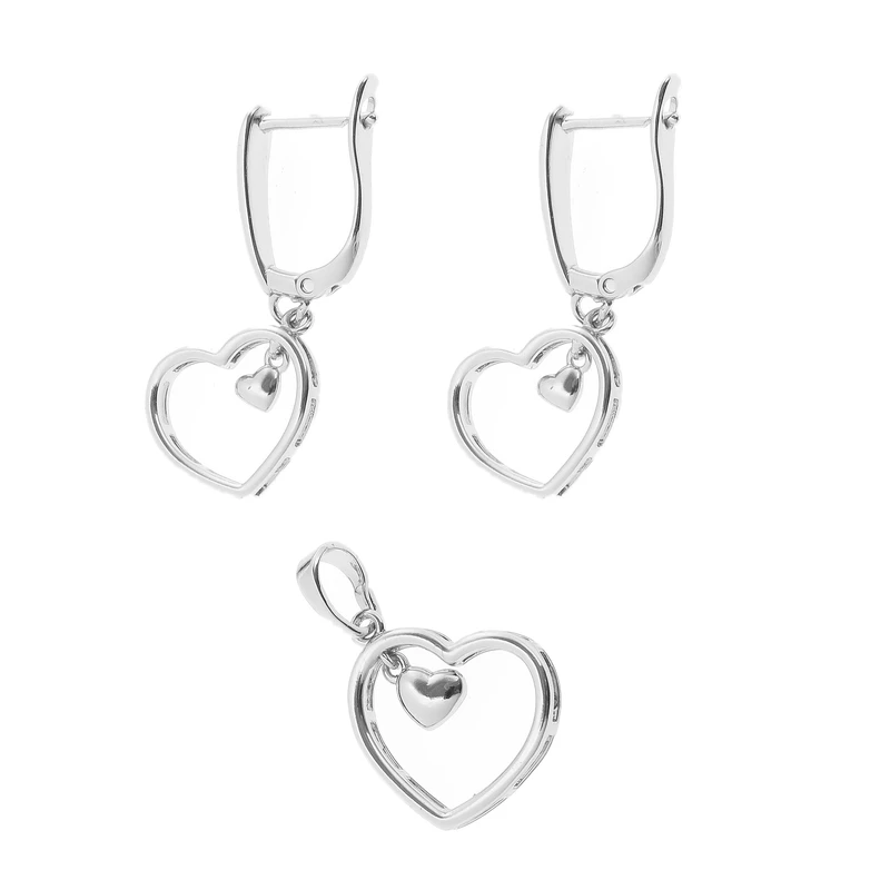 نیم ست  زنانه ژوپینگ مدل قلب 1020