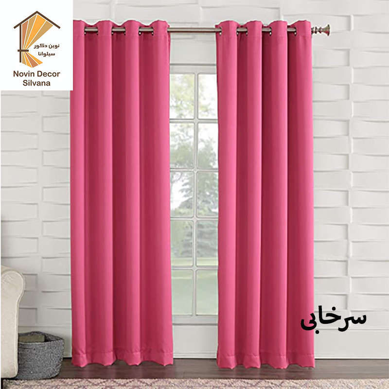 پرده نوین دکور سیلوانا مدل کتان 28 سایز 280 × 140 سانتی متر