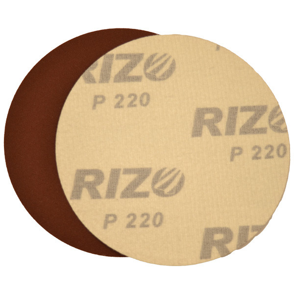 سنباده پشت کرکی ریزو مدل 125 میلیمتر P.220 بسته 10 عددی