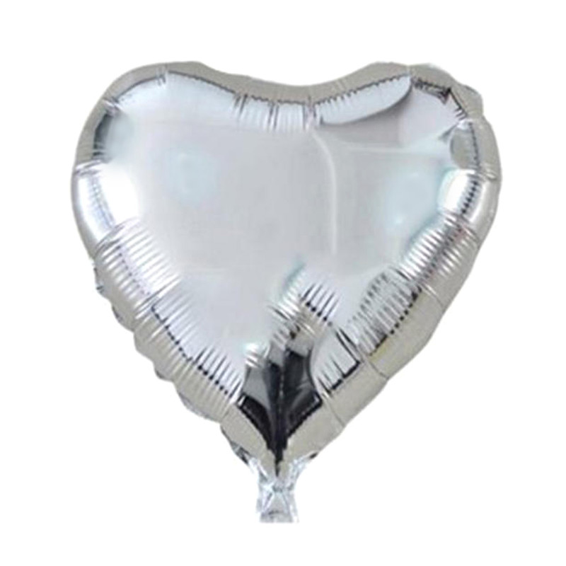 بادکنک فویلی مدل Silver Love بسته 20 عددی