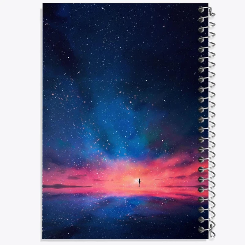 دفتر مشق 50 برگ خندالو مدل کهکشان و سیاره ها کد 25367