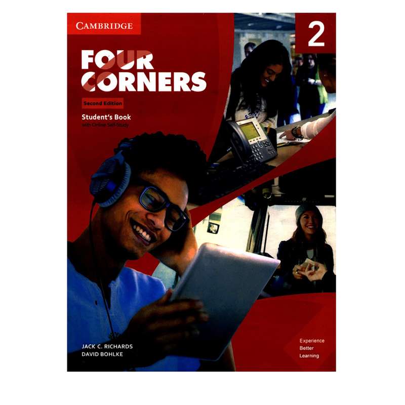 کتاب FOUR CORNERS 2 Students Book اثر JACK C RICHARDS و DAVID BOHLKE انتشارات دانشگاه کمبریج
