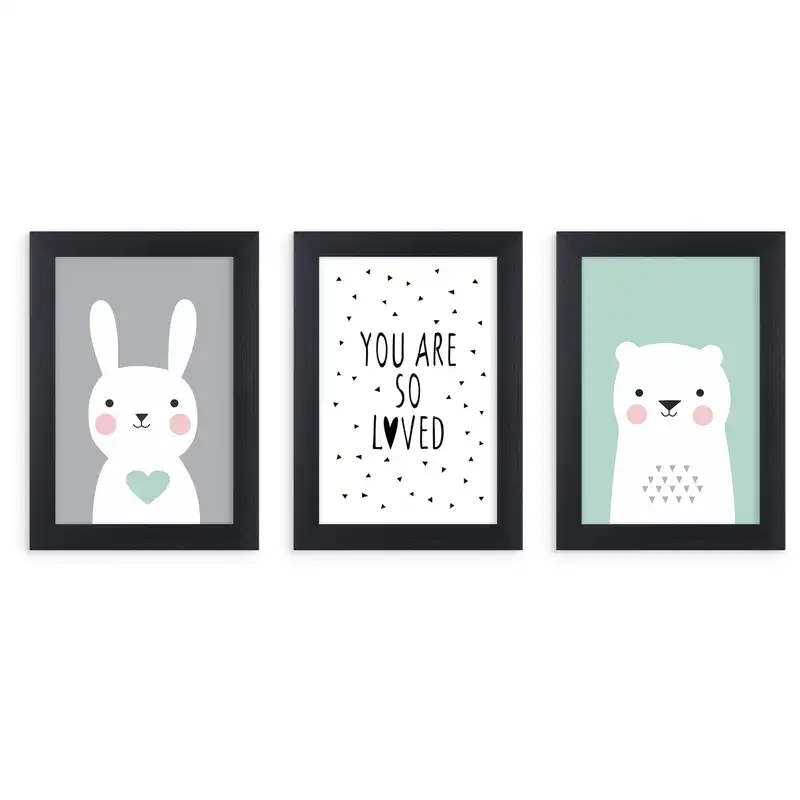 تابلو دکوراتیو سه تکه آرتی فریم کد F036B23