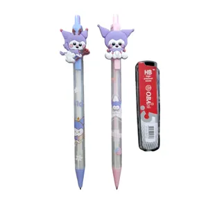 مداد نوکی 0.5 میلی متری مدل کرومی به همراه نوک مجموعه 3 عددی