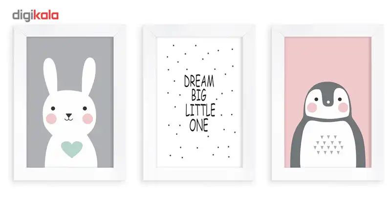 تابلو دکوراتیو سه تکه آرتی فریم کد F037W23