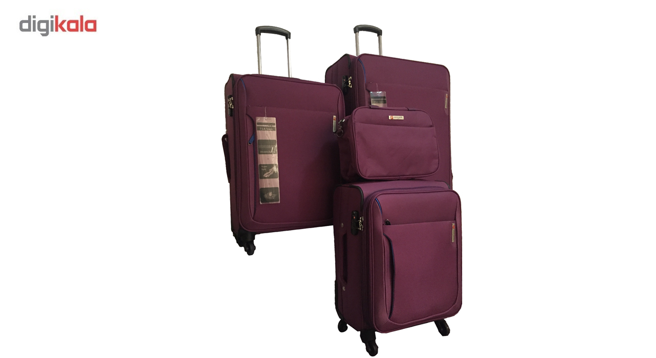 مجموعه چهار عددی چمدان پیرکاردین مدل PC001