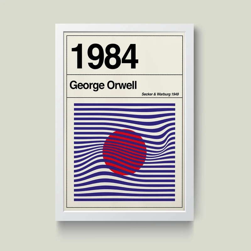 تابلو مدل 1984 Poster کدS1624-w