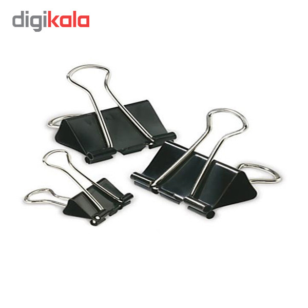 گیره کاغذ سی بی اس سایز 32 میلی متر بسته 12 عددی