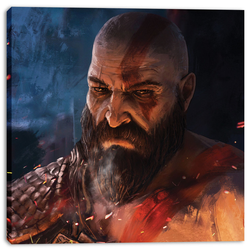 تابلو بوم وی وین آرت کد 164 طرح کریتوس God of War تابلو بوم وی وین آرت کد 164 طرح کریتوس God of War
