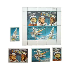 تمبر یادگاری مدل فضایی کد aa-339 مجموعه 10 عددی