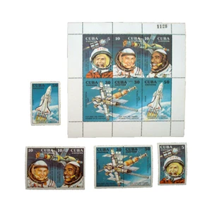 تمبر یادگاری مدل فضایی کد aa-339 مجموعه 10 عددی