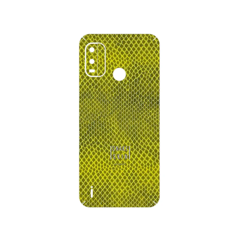 برچسب پوششی ماهوت مدل Yellow Snake Skin مناسب برای گوشی موبایل نوکیا G11 Plus
