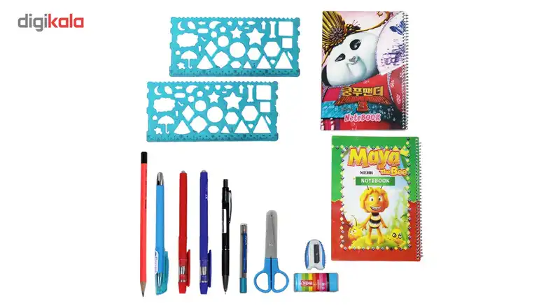 پک 13 عددی لوازم تحریر کد 1082