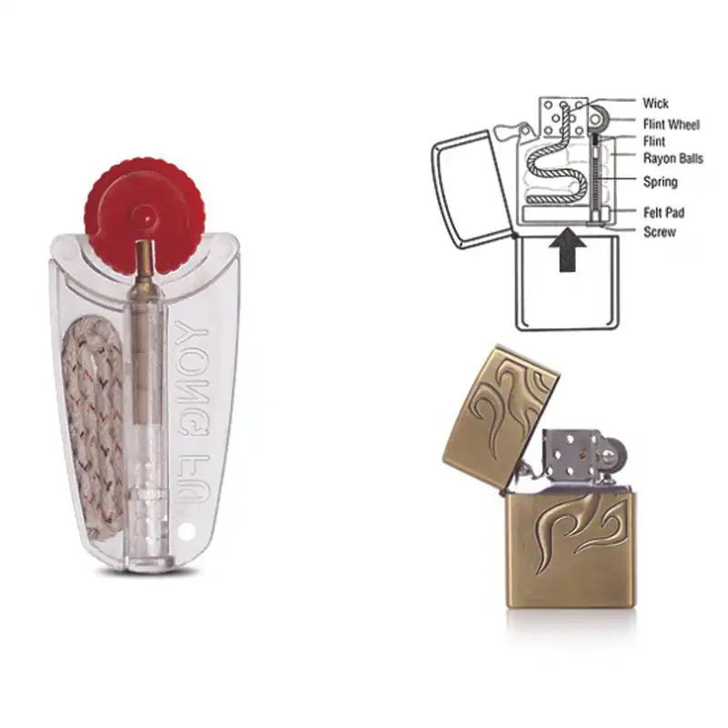 سنگ فندک و فیتیله مدل el301