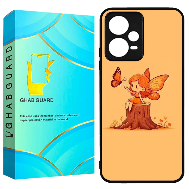 کاور قاب گارد طرح پروانه مدل GCHPX5P مناسب برای گوشی موبایل شیائومی Poco X5 Pro 5G
