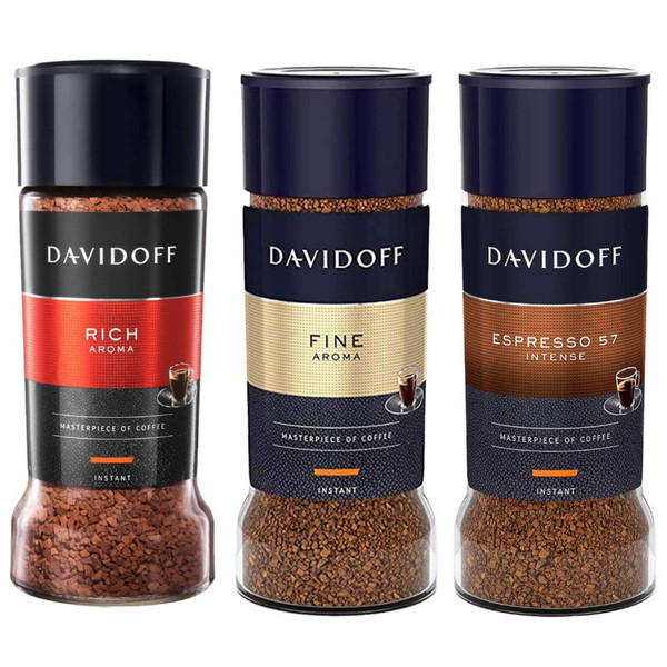 قهوه فوری دیویدف - ۱۰۰ گرم مجموعه ۳ عددی