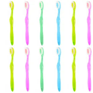 مسواک ماساکو مدل ECO با برس متوسط مجموعه 12 عددی